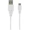 Image de DLH CABLE USB-A VERS MICRO USB BLANC 1M, 1 m, USB A, Micro-USB B, USB 2.0, Mâle/Mâle, Blanc DY-TU1702W