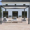Image de Pergola bioclimatique - Ombréa - autoportante - 3x4M - Anthracite blanc - VS - 300x400x258 cm