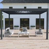 Image de Pergola bioclimatique autoportante 3x4M - Anthracite - ELMO