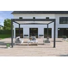 Image de Pergola bioclimatique Ombréa autoportante 3x4M - Anthracite/blanc - ELMO