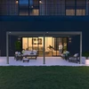 Image de Pergola bioclimatique - Ombréa - adossée - 4x6M - Anthracite - Version 2 - 400x600x258 cm