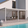 Image de Pergola bioclimatique - Ombréa VS - adossée - 3x6M - Beige sable - Version 2 - 300x600x258 cm
