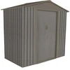 Image de Abri jardin métal - Aspect BOIS VIEILLI 64 - 2,43 M²- GRIS