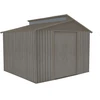 Image de Abri jardin métal - Aspect BOIS VIEILLI 9384 - 7,25 M²- GRIS