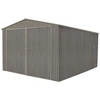 Image de Garage métal - Aspect BOIS VIEILLI - 17,47 M²- GRIS