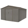 Image de Abri jardin métal - Aspect BOIS VIEILLI 1014 - 13,51 M²- GRIS