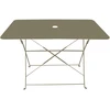 Image de Table rectangulaire d'extérieur pliante Bistro en acier - Taupe