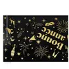 Image de Chemin de Table "Bonne Année" Noir 4 mètres