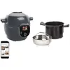 Image de RECONDITIONNÉ Moulinex Cookeo Multicuiseur 150 recettes Rapide 6 L 6 personnes Gris Java Pepper CE851HF0-RA en occasion ou reconditionné