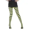 Image de COLLANT HALLOWEEN RAYÉ NOIR/JAUNE