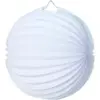 Image de Lampion boule de papier rond blanc 30cm