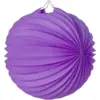 Image de Lampion boule de papier rond violet 20cm