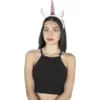 Image de Serre Tête Licorne Rose et Blanc