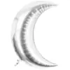 Image de Ballon en forme de Lune Métallisé Argent 71cm