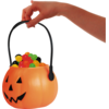 Image de Seau Citrouille Rond   Panier à Bonbons Halloween