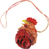 Image de Collier Coq Décapité   Accessoire Halloween