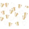 Image de Confettis de table "body" blancs et dorés (10gr)