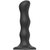 Image de Plug Silicone GEISHA BALLS Strap-On-Me M 15 x 3.7cm Noir