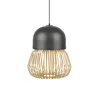 Image de Forestier - Suspension Anemos - Bois naturel - Céramique émaillée - Designer Arik Levy
