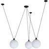 Image de DCW éditions - Suspension Acrobate - Blanc - Verre - Designer Bernard-Albin Gras