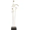Image de DCW éditions - Lampe sans fil rechargeable Boucle - Métal - Laiton naturel brossé - Designer Eric de Dormael