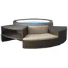 Image de Spa semi-rigide avec 5 élements NetSpa Vita Premium Marron 184x73 cm SP-VIP160B/MOB2