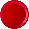 Image de Assiettes Carton Rondes 18 cm Rouge   Vaisselle de Fête
