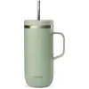 Image de Gobelet isotherme inox avec anse Qwetch Vert 600 ml QD3863H