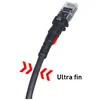 Image de Patchsee tp-6a-f/8 câble de réseau noir 2,4 m cat6a u/utp (utp)