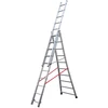 Image de Echelle transformable base évasée Premium - 3x10 échelons - 6,95m