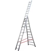 Image de Echelle transformable base évasée Premium - 3x11 échelons - 7,76m