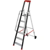 Image de Escabeau professionnel roulant pliable - 6 marches - 3,03m
