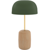 Image de Hartô - Lampe de table Nina - Vert - Frêne massif - Designer Tristan Lohner