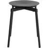 Image de Petite Friture - Tabouret empilable Fromme - Noir - Aluminium - Designer Tom Chung