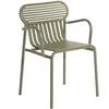 Image de Petite Friture - Fauteuil bridge empilable Week-end - Vert - Aluminium thermolaqué époxy - Designer Studio BrichetZiegler