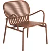 Image de Petite Friture - Fauteuil bas empilable Week-end - Marron - Aluminium - Designer Studio BrichetZiegler