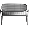 Image de Petite Friture - Banquette Week-end - Noir - Aluminium thermolaqué époxy - Designer Studio BrichetZiegler