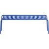 Image de Petite Friture - Banc Week-end - Bleu - Aluminium thermolaqué époxy - Designer Studio BrichetZiegler