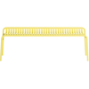 Image de Petite Friture - Banc Week-end - Jaune - Aluminium thermolaqué époxy - Designer Studio BrichetZiegler