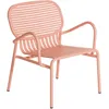 Image de Petite Friture - Fauteuil bas Week-end - Rose - Aluminium thermolaqué époxy - Designer Studio BrichetZiegler