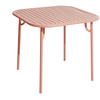 Image de Petite Friture - Table carrée Week-end - Rose - Aluminium thermolaqué époxy - Designer Studio BrichetZiegler