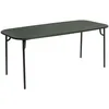 Image de Petite Friture - Table rectangulaire Week-end - Vert - Aluminium thermolaqué époxy - Designer Studio BrichetZiegler
