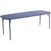 Image de Petite Friture - Table rectangulaire Week-end - Bleu - Aluminium thermolaqué époxy - Designer Studio BrichetZiegler