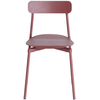 Image de Petite Friture - Chaise empilable Fromme - Rouge - Aluminium - Designer Tom Chung