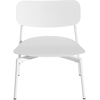 Image de Petite Friture - Fauteuil bas Fromme - Blanc - Aluminium - Designer Tom Chung
