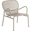 Image de Petite Friture - Fauteuil bas empilable Week-end - Beige - Aluminium thermolaqué époxy - Designer Studio BrichetZiegler
