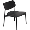 Image de Petite Friture - Fauteuil bas Fromme - Noir - Aluminium thermolaqué - Designer Tom Chung
