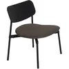 Image de Petite Friture - Fauteuil bas Fromme - Noir - Aluminium thermolaqué - Designer Tom Chung