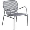 Image de Petite Friture - Fauteuil bas empilable Week-end - Gris - Aluminium - Designer Studio BrichetZiegler