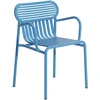 Image de Petite Friture - Fauteuil bridge empilable Week-end - Bleu - Aluminium - Designer Studio BrichetZiegler